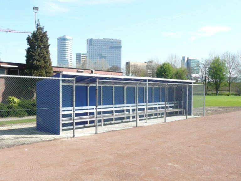Modular dugout Cabins & Team Shelters W&H Sports EN