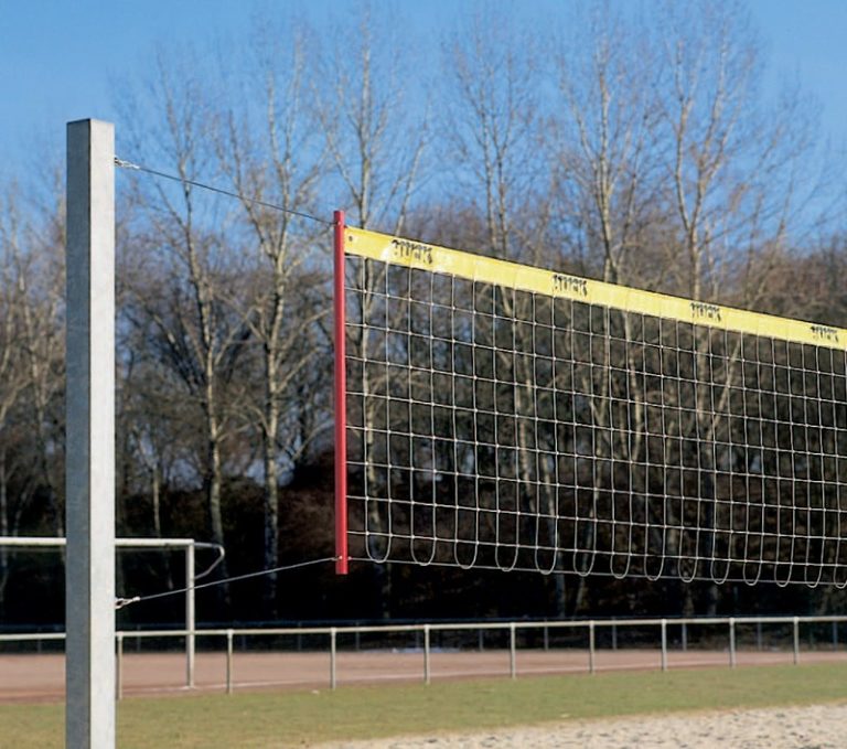 Unbreakable Steel Volleyball Poles Loutroof & antivandal W&H