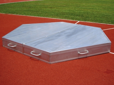 Cover for discus throwing circle