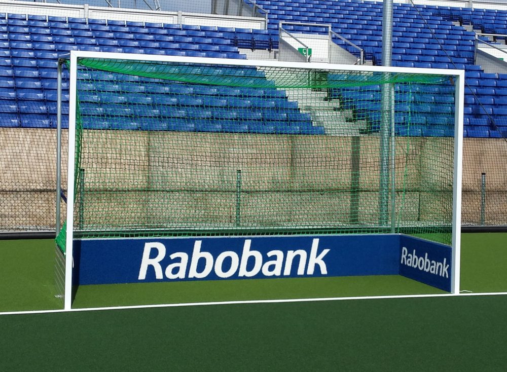 Hockey goal with logo mat Hockey Goals & Materials W&H Sports EN