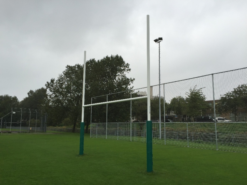 padding rugby goal posts