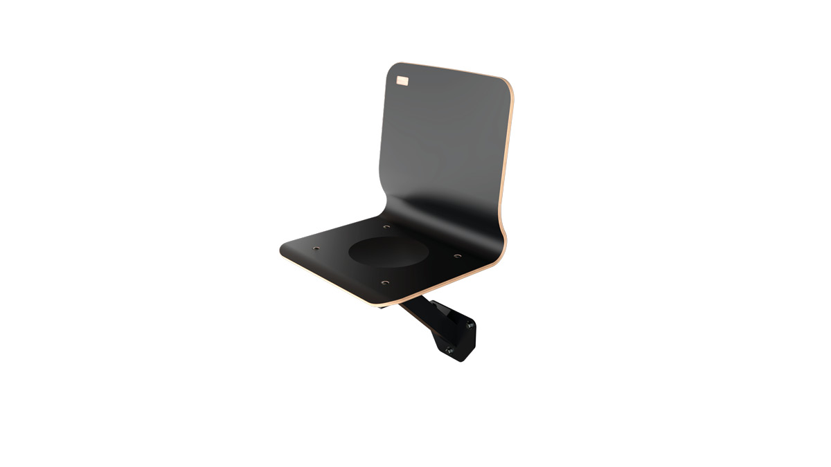 Stadium seat sitwooden