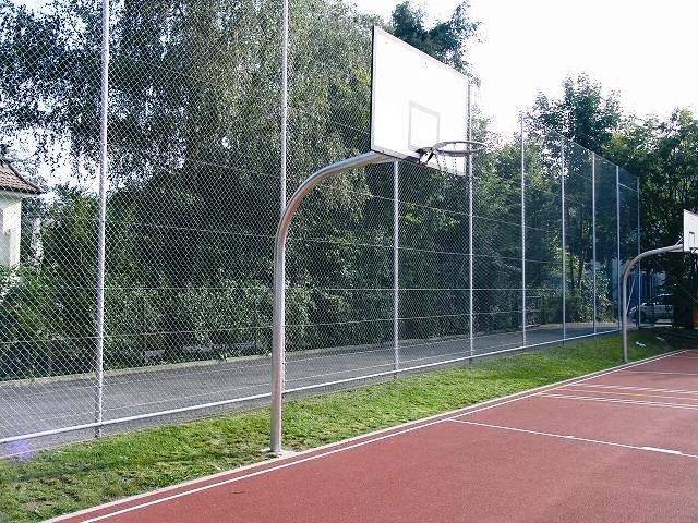 basketbalinstallatie met 1 staander