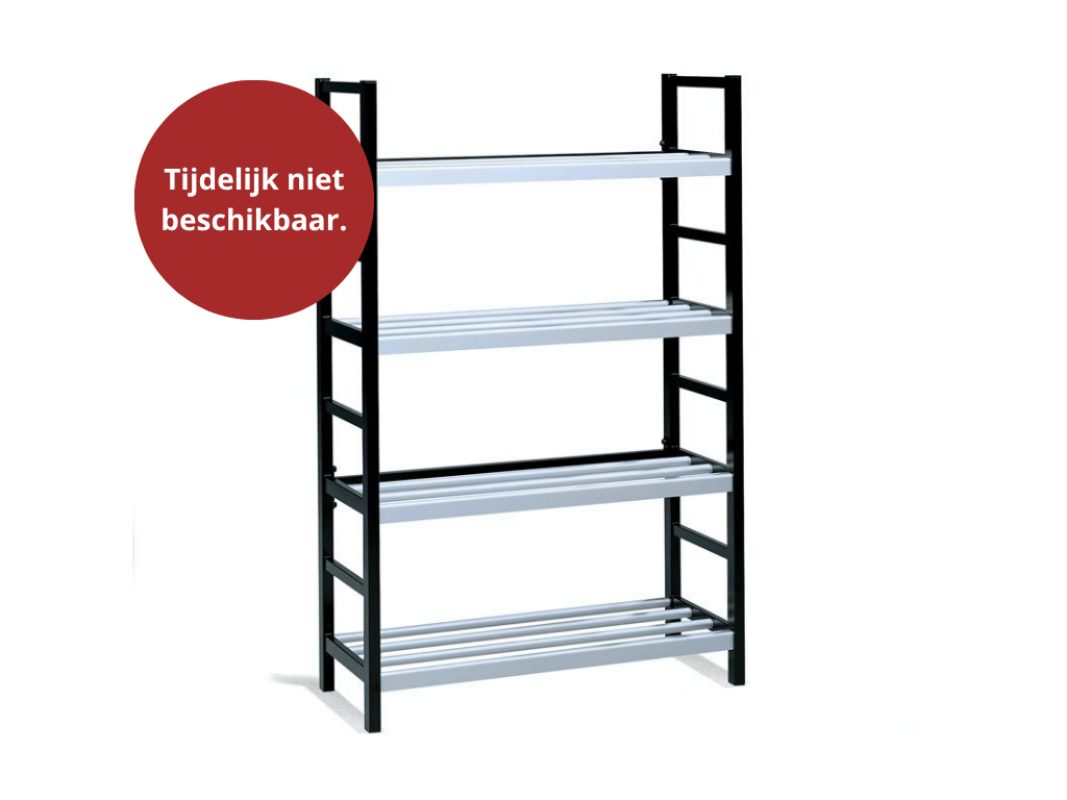 Tassenrek met vier planken
