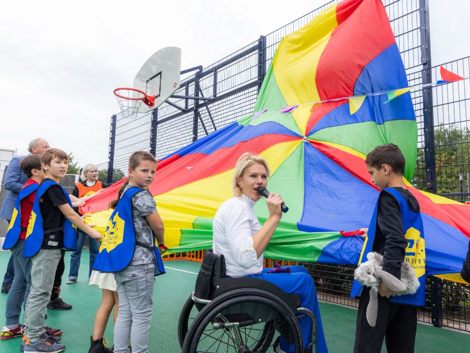 Cruyff Court Esther Vergeer Met Modulaire Sportvloer - W&H Sports