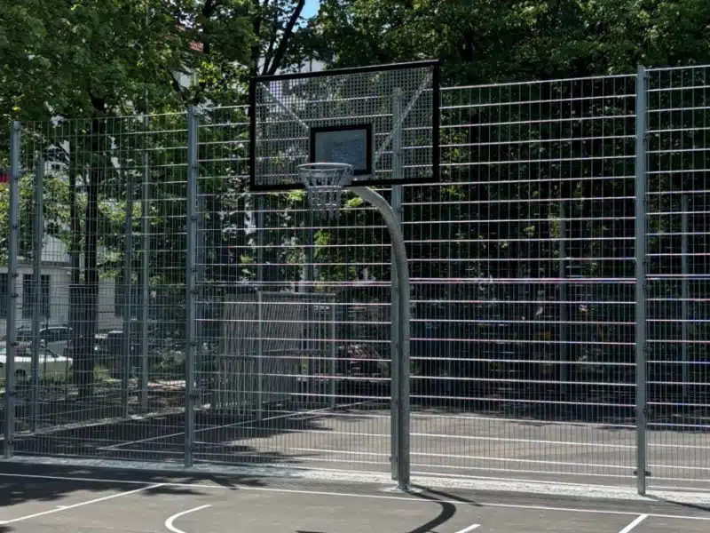 Streetballpaal ‘unbreakable round’ (1 staander)